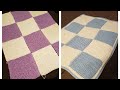 How I loomknitted my square blanket Full process(1of 3)