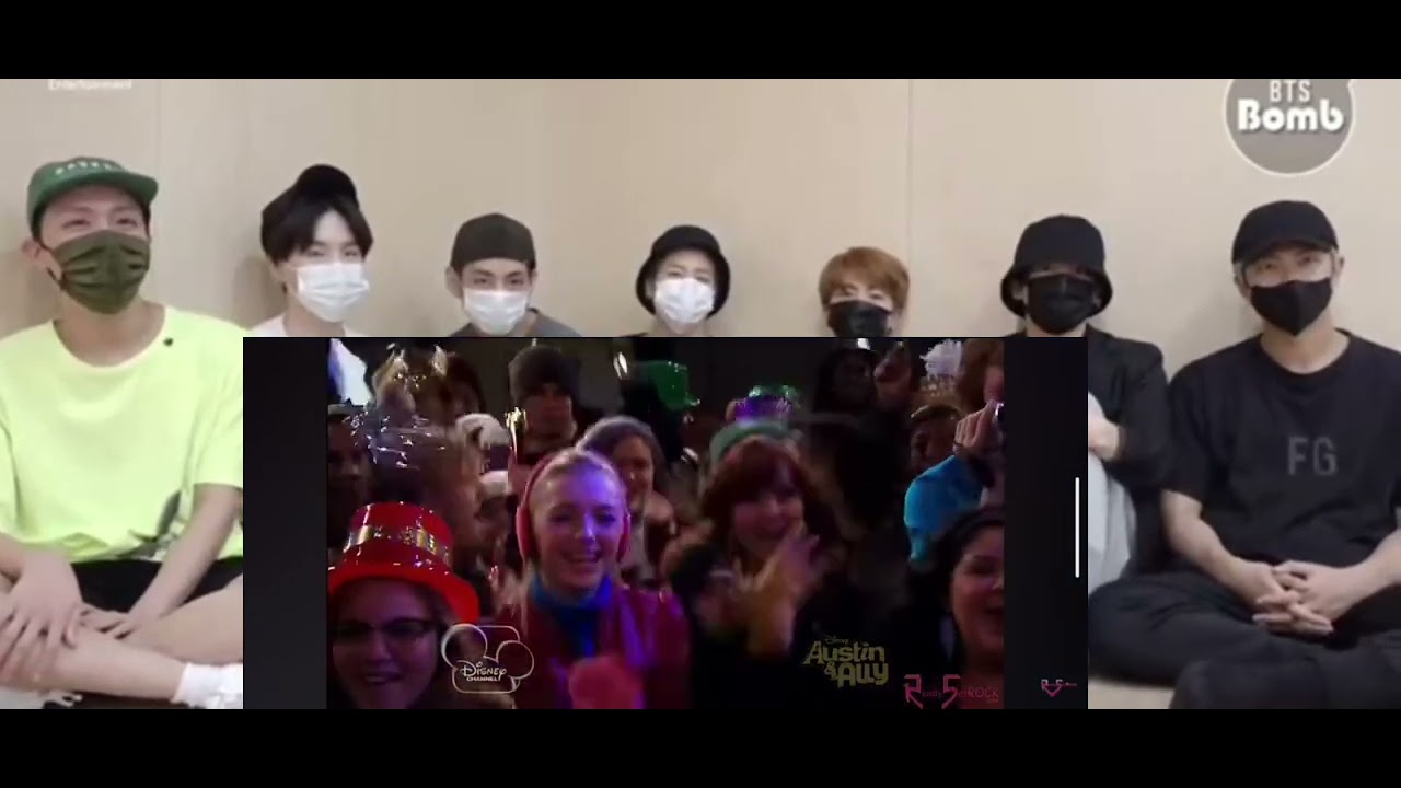 bts reaction to Austin and Ally songs pt 4 (fake reaction)