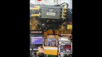 CATERPILLAR GENERATOR SAFETY SHUTDOWN TEST