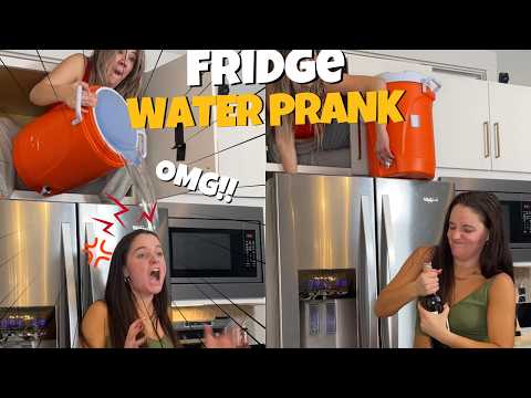 Hiding In Cabinets Water Prank (extremely Funny)