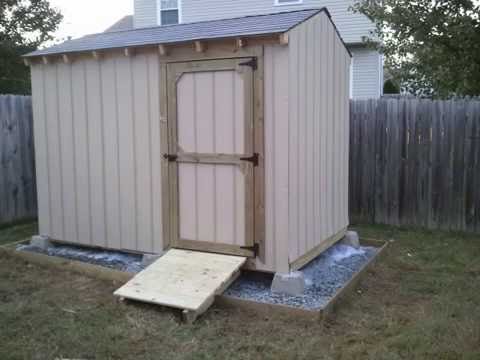 how to build a shed - building and installing custom door