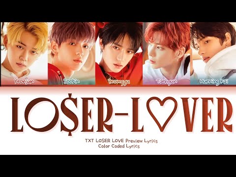 Lover lyrics loser txt Lirik Lagu