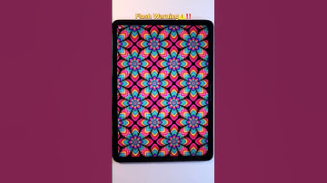 Trippy Pattern in Procreate #illusion #shortsviral