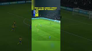 what is the longest win streak in football history!! #shortvideo #football #messiandronaldo