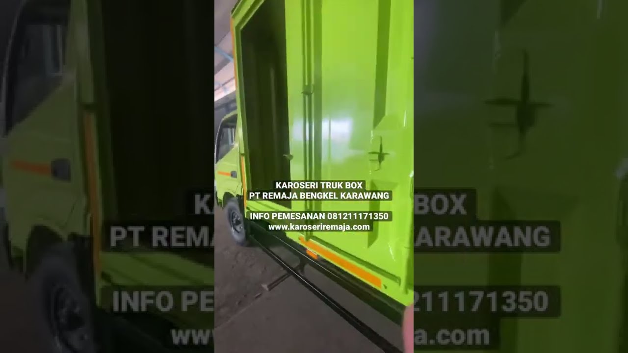 karoseri truk box by PT Remaja bengkel. wa 081211171350 . www.karoseriremaja.com