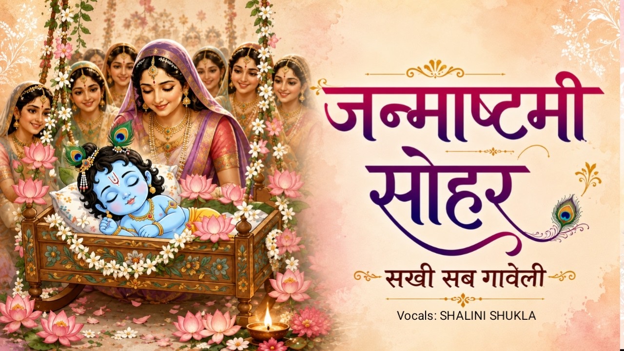 Sakhi Sab Gaveli Sohar | Krishna Janmashtami Special Sohar | कृष्ण जन्म सोहर | Official Video