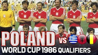 POLAND 🇵🇱 World Cup 1986 Qualification All Matches Highlights | Road to Mexico