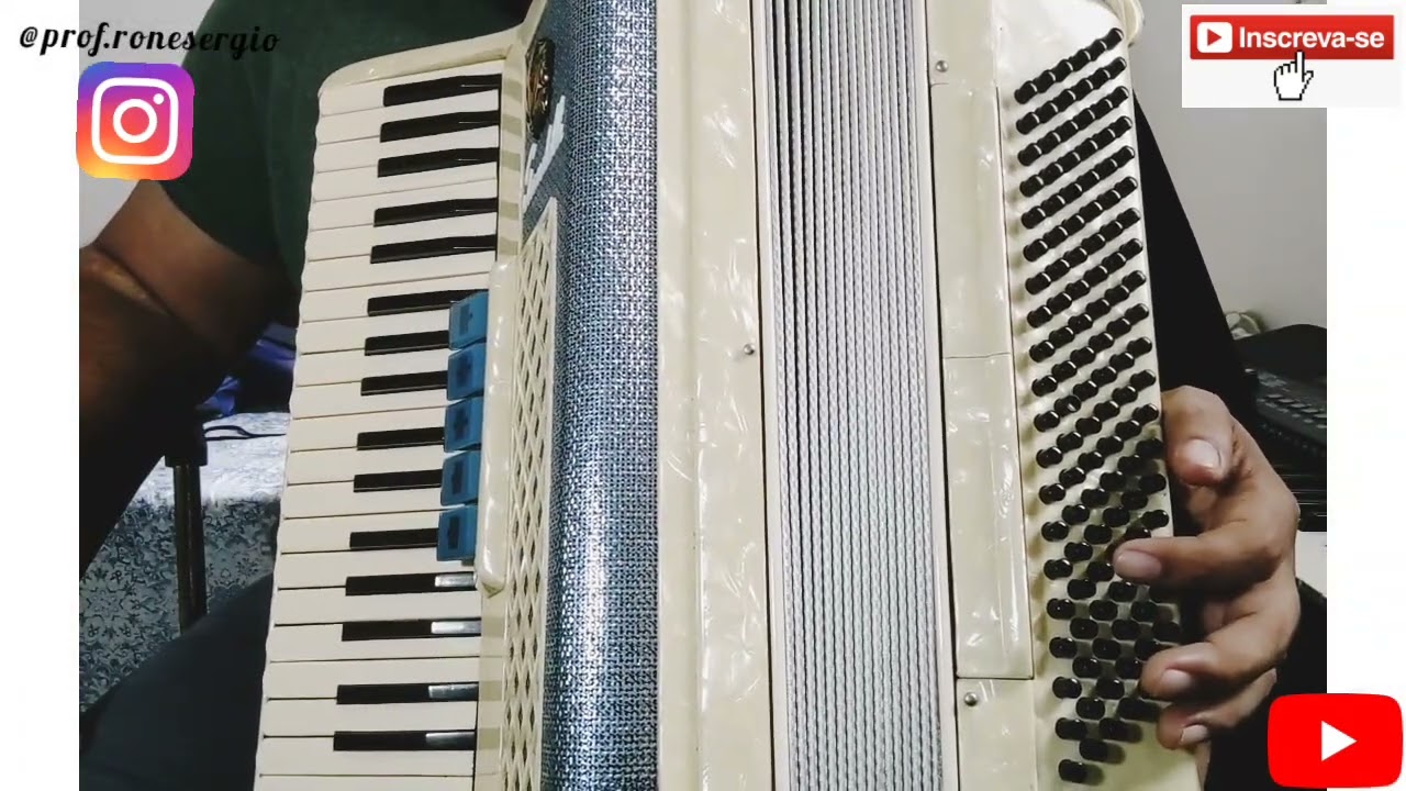 Como tocar na Sanfona a Música 