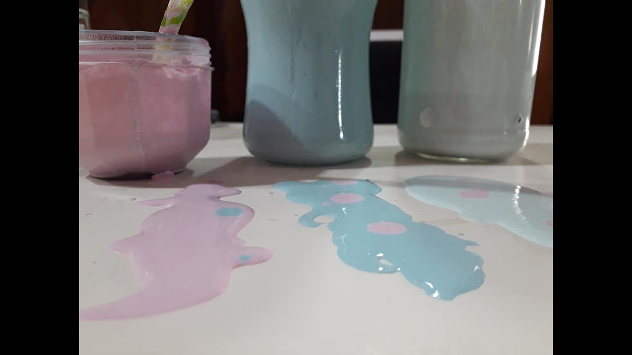 Nueva, económica e infalible receta casera de pintura a la tiza #gracielaherman - YouTube