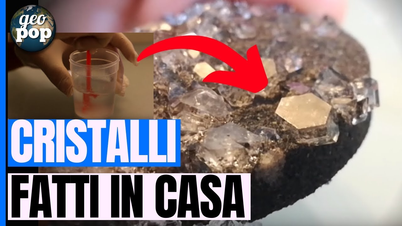 Come creare i cristalli fatti in casa? Esperimento facile - YouTube