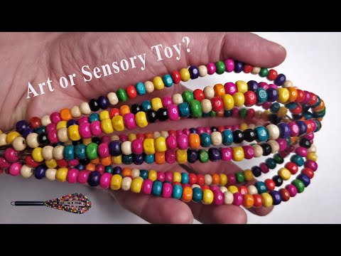Beaded Balloon Whisk - Sensory Art Toy