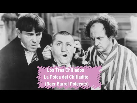 😃 👉🍺 🍺Los Tres Chiflados La Polca del Chifladito - (Beer Barrel Polecats) Año 1946 👍