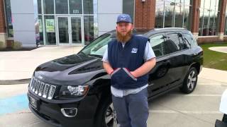 Brian Hasinski and his new 2016 Jeep Compass from Deacons Chrysler Jeep