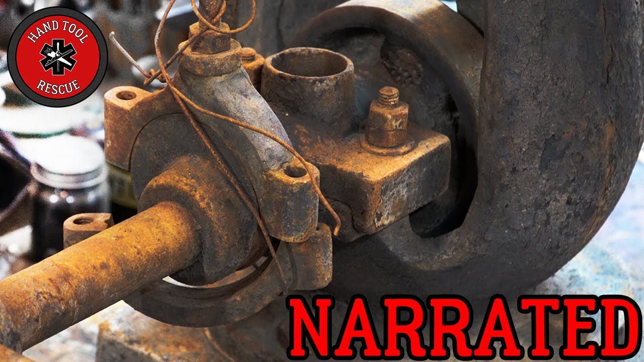 NARRATED: Antique Vertical Steam Engine [Restoration] - NARRATED: Antique Vertical Steam Engine [Restoration]
