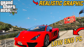 GTA V Super Best Realistic Graphics Mod Of 2020 | No FPS Drop | Low-End PC Graphic Mod