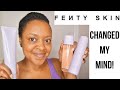 FENTY SKIN CHANGED MY MIND! FIRST IMPRESSION REVIEW | BLACK GIRL FRIENDLY? | THE CURLY CLOSET