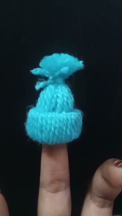 How To Make Laddu Gopal Woolen Cap How to make woolen cap for laddu gopal 😱#laddugopal #diy #how
