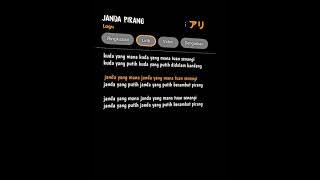 Download lagu lirik janda pirang