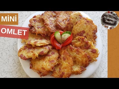 Pratik Mini Omlet Tarifi - Ev Yemekleri Tarifleri