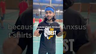 Best badminton t shirt under ₹1000  use code Abid100 on Anxsus.com for discount!
