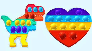 Pop It Challenge! Very satisfying and relaxing asmr slicing game