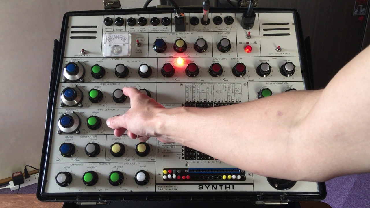 SYNTHI解説#11 外部入力 / EMS SYNTHI instruction 11 input demo (JP