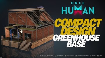 Once Human: Compact Gardener Base Tutorial in Once Human - Easy to Build & Move