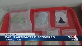 Cabin artifacts discovered