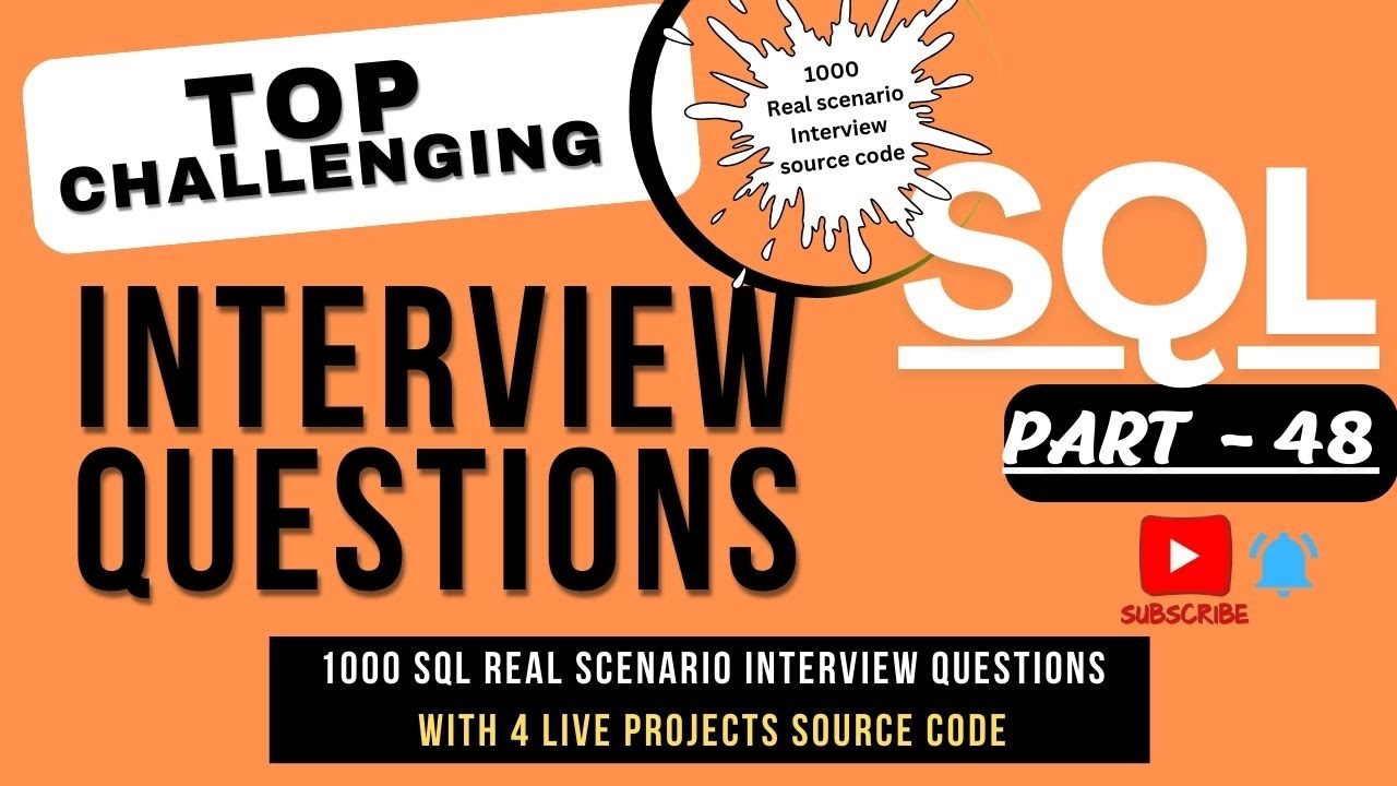 SQL Interview Questions and Answers With Examples - YouTube