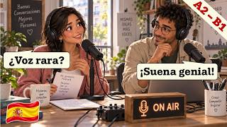 10 Real-Life Spanish Conversations About Technology (A2–B1) | Listening & Speaking Practice screenshot 5