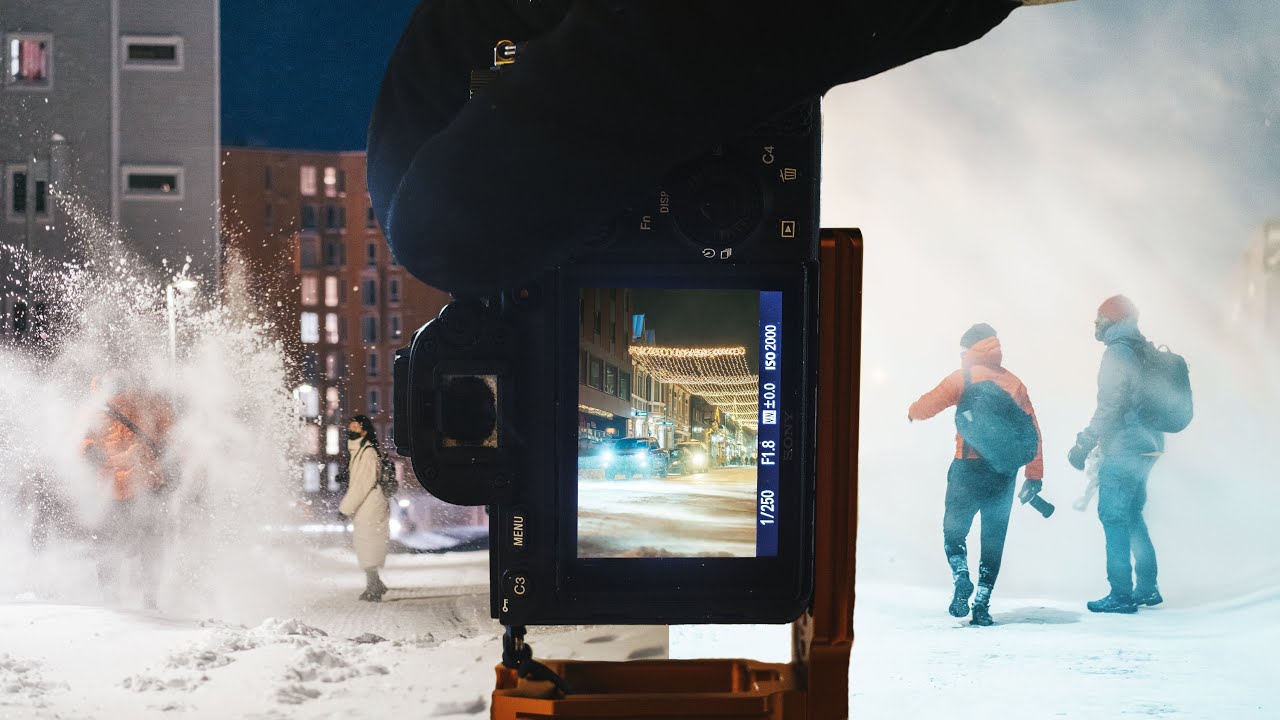 First Person (POV) Snowstorm Photography in Tromsø, Norway!