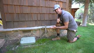 Shutting off the water supply to your sprinkler system