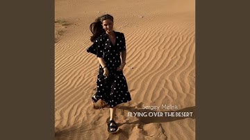 Flying over the desert