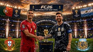 FIFA 26 - Argentina Vs Portugal | World Cup Final Match Gameplay |  4K