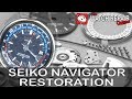 Restoration of a 1970's Seiko Navigator watch