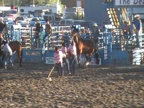 Uchiniko, team Steven Alec Quesnel BC rodeo 2010 wild horse race