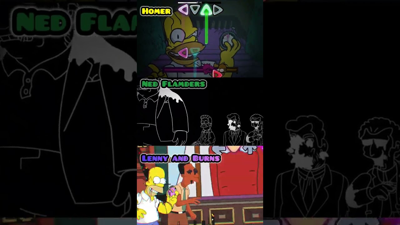 FNF The Simpsons has problems in All Phases // NEW UPDATE 