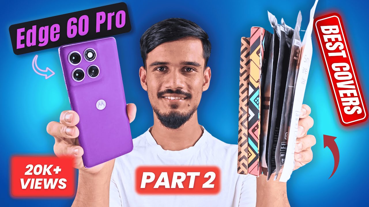 Moto Edge 60 Pro BEST Back Covers | MOST DETAILED Back Cover & Case Review ⚡⚡