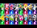 Baby shark and pinkfong friends all megamix   cocomelon  oddbodsbluey bingo  who will win