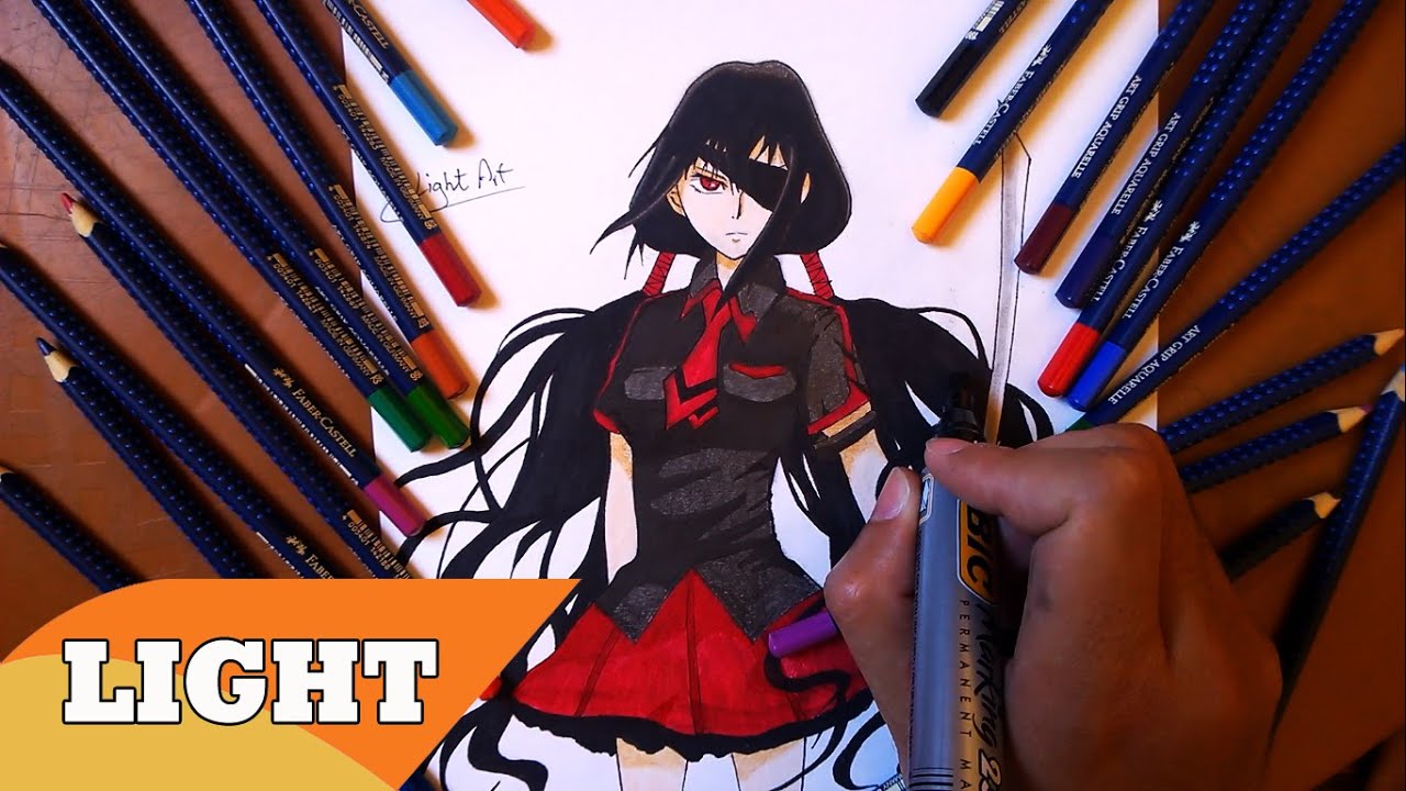 Drawing Saya Kisaragi From Blood C 更衣 小夜 Youtube