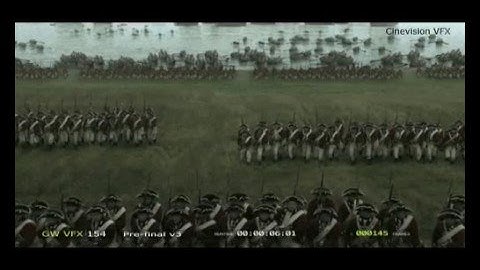 GEORGE WASHINGTON THE WARRIOR - Animation crowd simulation