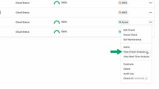 Cloud Status Check Overview