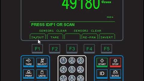 ZM615 truck with stored tare