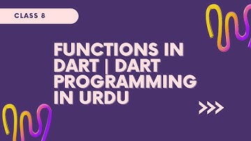 Functions in Dart | Dart Programming in urdu