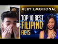 *I CRIED* Watching Top 10 Best Filipino Acts EVER On American & Britain Talent Shows (PART 1)
