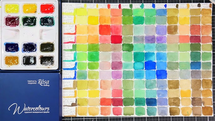 Most Requested Cheap Paint Review! MEEDEN Watercolor 48 Pans/ 24 Tubes  review & comparison 