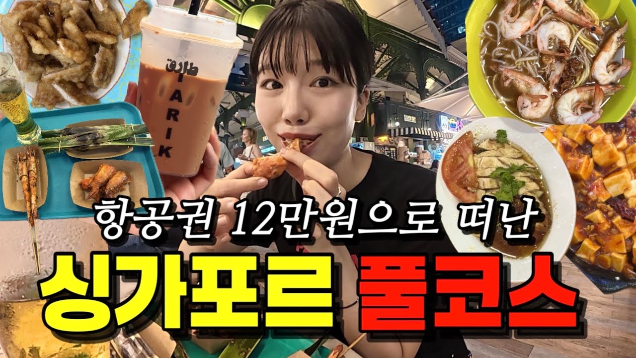 🇸🇬항공권 12만원이길래 급떠난 나홀로 싱가폴여행 풀코스 [싱가폴1]
