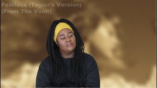 Video thumbnail of "Taylor Swift - Fearless (Taylor's Version) (From The Vault) Album |Reaction|"