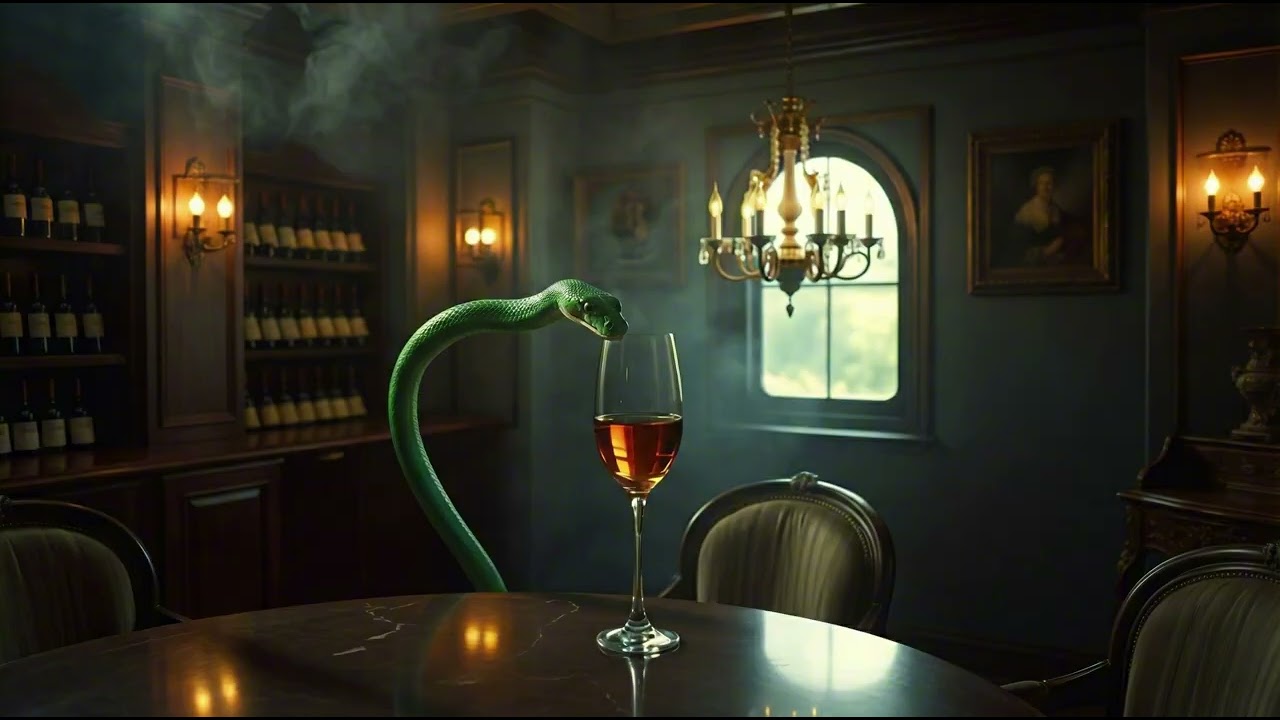 Вползает в душу змей зелёный