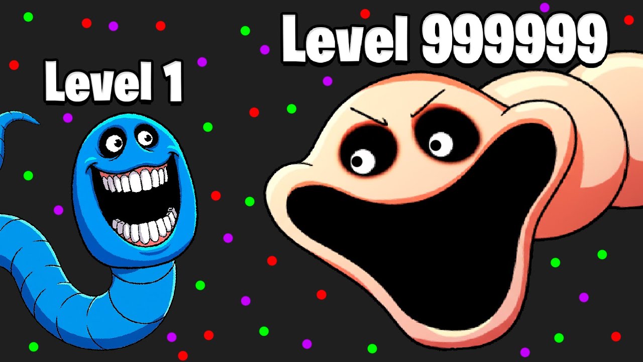 É POSSIVEL A HUNGRY WORM NÍVEL MÁXIMO DERROTAR A HUNGRY SNAKE?